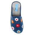 Blue - Lifestyle - Lunar Womens-Ladies Anther Felt Slippers