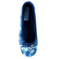 Blue - Pack Shot - Lunar Womens-Ladies Cancun Multi-Tone Slippers