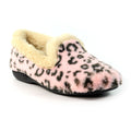 Pink - Front - Lunar Womens-Ladies Morgan Slippers