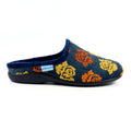 Blue - Back - Lunar Womens-Ladies Empire Slippers