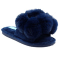 Blue - Front - Lunar Womens-Ladies Octavia II Slippers