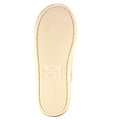 Cream - Side - Lunar Womens-Ladies Muscat Slippers