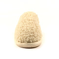 Cream - Close up - Lunar Womens-Ladies Muscat Slippers