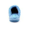 Blue - Back - Lunar Womens-Ladies Muscat Slippers