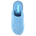 Blue - Pack Shot - Lunar Womens-Ladies Muscat Slippers