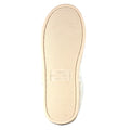 Beige - Side - Lunar Womens-Ladies Fara Slippers