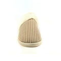 Beige - Close up - Lunar Womens-Ladies Fara Slippers