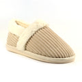 Beige - Front - Lunar Womens-Ladies Fara Slippers