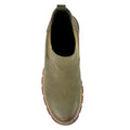 Olive - Pack Shot - Lunar Womens-Ladies Morgan Suede Ankle Boots