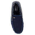 Blue - Lifestyle - Lazy Dogz Mens Worley Suede Slippers