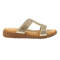 Gold - Side - Lunar Womens-Ladies Chavez II Sandals