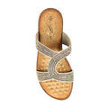 Gold - Lifestyle - Lunar Womens-Ladies Chavez II Sandals