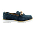 Blue - Side - Lunar Womens-Ladies Noella Shoes