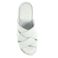 White - Side - Lunar Womens-Ladies Gwen Leather Sandals