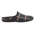 Black - Lifestyle - Goodyear Mens Checkmate Checked Mule Slippers