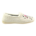 White - Lifestyle - Lazy Dogz Womens-Ladies Escape Slippers