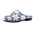 Blue - Lifestyle - Lunar Womens-Ladies Plumeria Mule Slippers