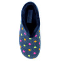 Navy - Lifestyle - Lunar Womens-Ladies Studio Slippers