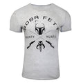 Grey Heather - Front - Star Wars Unisex Adult Boba Fett T-Shirt