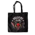 Black-White-Red - Front - Stranger Things Hellfire Club Tote Bag