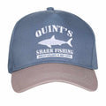 Blue - Front - Jaws Quints Shark Fishing Baseball Cap