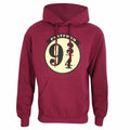 Red - Front - Harry Potter Unisex Adult Platform 9 3-4 Hoodie