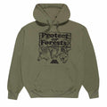 Olive Green - Front - Star Wars Unisex Adult Protect Our Forests Triple Hoodie