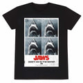 Black - Front - Jaws Unisex Adult Don´t Go In The Water T-Shirt