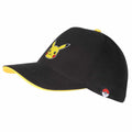 Black - Side - Pokemon Pikachu Badge Baseball Cap