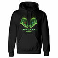 Black - Front - The Matrix Unisex Adult Hand Pills Hoodie