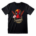 Navy - Back - Deadpool Unisex Adult Gangsta T-Shirt