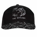 Black - Front - The Witcher Unisex Adult Patterned Logo Snapback Cap