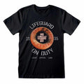 Black - Front - Friday The 13th Unisex Adult Crystal Lake Lifeguard T-Shirt