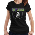 Black - Front - Beetlejuice Womens-Ladies World Tour Fitted T-Shirt