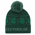 Green - Front - Harry Potter Unisex Adult Snow Slytherin Beanie