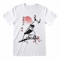 White - Front - Kung Fu Panda Unisex Adult Moonlight Rise T-Shirt