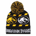 Black-Yellow-White - Front - Jurassic Park Hazard Beanie