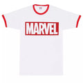 White - Front - Marvel Comics Unisex Adult Logo T-Shirt