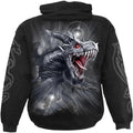 Black - Back - Spiral Direct Unisex Adult Dragon´s Cry Hoodie