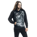 Black - Side - Spiral Direct Unisex Adult Dragon´s Cry Hoodie