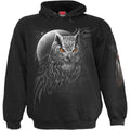 Black - Front - Spiral Direct Unisex Adult Wings Of Wisdom Hoodie