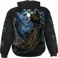 Black - Back - Spiral Direct Unisex Adult Ferryman Hoodie