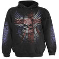 Black - Front - Spiral Direct Unisex Adult Union Wrath Hoodie