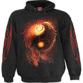 Black - Front - Spiral Direct Unisex Adult Phoenix Arisen Hoodie