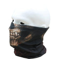 Black - Back - Spiral Direct Goth Skull Snood