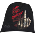 Black - Front - Spiral Direct Unisex Adult Bone Finger Beanie