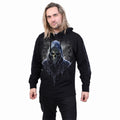 Black - Side - Spiral Direct Unisex Adult Reaping In The Rain Hoodie