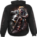 Black - Back - Spiral Direct Unisex Adult Top Dog Hoodie