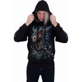 Black - Side - Spiral Direct Unisex Adult Dragon´s Lair Hoodie