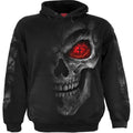 Black - Front - Spiral Direct Unisex Adult Death Stare Hoodie